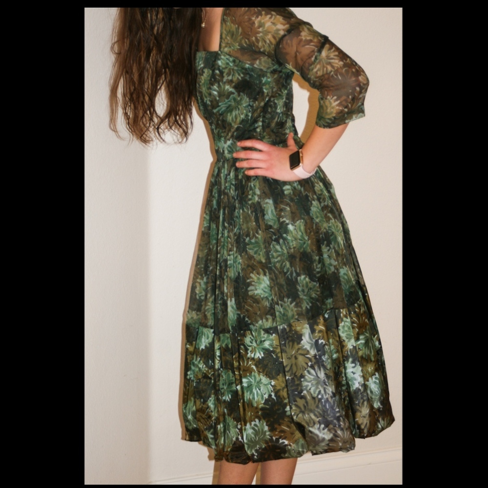 Original 50's Vintage Ferman O' Grady Dress boutique purchased in San Francisco